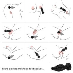 Comprar ARMONY - VIBRADOR & PLUG ANAL CONTROL REMOTO NEGRO al mejor precio - Envíos Discretos