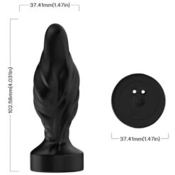 Comprar ARMONY - VIBRADOR & PLUG ANAL CONTROL REMOTO NEGRO al mejor precio - Envíos Discretos