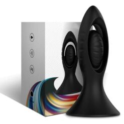Comprar ARMONY - VIBRADOR & PLUG ANAL SILICONA NEGRO al mejor precio - Envíos Discretos