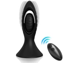 Comprar ARMONY - VIBRADOR & PLUG ANAL SILICONA NEGRO al mejor precio - Envíos Discretos