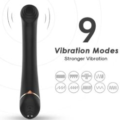 Comprar ARMONY - VIBRADOR CABEZA PLANA SILICONA NEGRO al mejor precio - Envíos Discretos