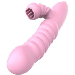 Comprar ARMONY - VIBRADOR MULTIFUNCION CON LENGUA ESTIMULADORA EFECTO CALOR ROSA al mejor precio - Envíos Discretos