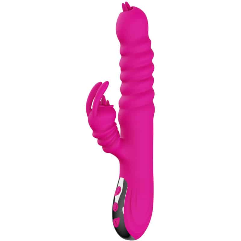 ARMONY - VIBRADOR MULTIFUNCION RABBIT DOBLE LENGUA EFECTO CALOR FUCSIA - piKanteo | Despierta tu lado más piKante Comprar ARMONY - VIBRADOR MULTIFUNCION RABBIT DOBLE LENGUA EFECTO CALOR FUCSIA al mejor precio - Envíos Discretos