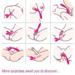 Comprar ARMONY - Y-WAND MASAJEADOR & VIBRADOR CABEZA DOBLE FUCSIA al mejor precio - Envíos Discretos