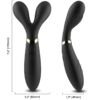 Comprar ARMONY - Y-WAND MASAJEADOR & VIBRADOR CABEZA DOBLE NEGRO al mejor precio - Envíos Discretos
