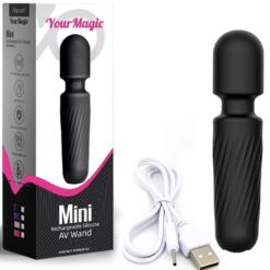 Comprar ARMONY - YOUR MAGIC MASAJEADOR & VIBRADOR RECARGABLE 10 VIBRACIONES NEGRO al mejor precio - Envíos Discretos