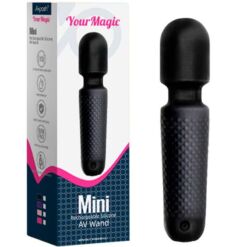 Comprar ARMONY - YOUR MAGIC MASAJEADOR & VIBRADOR RECARGABLE 10 VIBRACIONES SILICONA NEGRO al mejor precio - Envíos Discretos