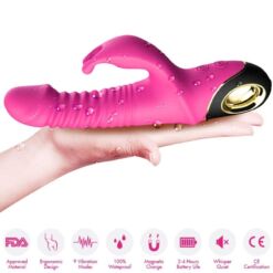 Comprar ARMONY - ZING DILDO VIBRADOR RABBIT FUCSIA al mejor precio - Envíos Discretos