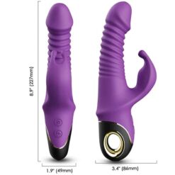 Comprar ARMONY - ZING DILDO VIBRADOR RABBIT VIOLETA al mejor precio - Envíos Discretos