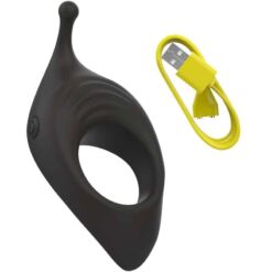 Comprar B SWISH - BCHARMED RHYTHM INFINITE DELUXE ANILLO PARA PENE 15 VIBRACIONES NEGRO al mejor precio - Envíos Discretos