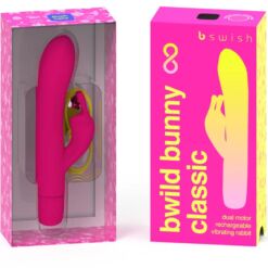 Comprar B SWISH - BWILD BUNNY INFINITE CLASSIC VIBRADOR RECARGABLE SILICONA ROSA al mejor precio - Envíos Discretos