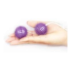 Comprar BAILE - A DEEPLY PLEASURE BOLAS TEXTURADAS MORADO 3.60 CM al mejor precio - Envíos Discretos