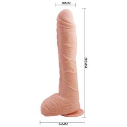 Comprar BAILE - ALEX DILDO PIEL REALISTA 27 CM al mejor precio - Envíos Discretos