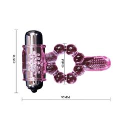 Comprar BAILE - ANILLO SILICONA 10 RITMOS LENGUA CON VIBRACIÓN ROSA al mejor precio - Envíos Discretos