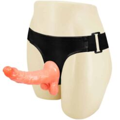 Comprar BAILE - ARNÉS CON PENE REALÍSTICO Y BRAGUITA AJUSTABLE ULTRA PASSIONATE 15.5 CM al mejor precio - Envíos Discretos