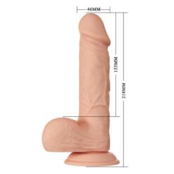 Comprar BAILE - BEAUTIFUL ENCOUNTER BAHAMUT DILDO REALÍSTICO FLEXIBLE 21.8 CM NATURAL al mejor precio - Envíos Discretos