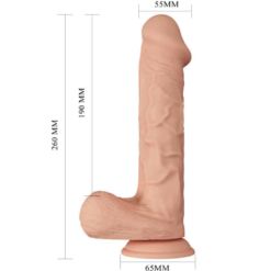 Comprar BAILE - BEAUTIFUL ENCOUNTER BERGRISI DILDO REALÍSTICO FLEXIBLE 26 CM NATURAL al mejor precio - Envíos Discretos