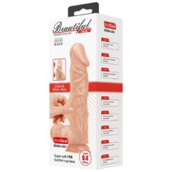 Comprar BAILE - BEAUTIFUL ENCOUNTER BURAQ DILDO REALÍSTICO FLEXIBLE 24 CM NATURAL al mejor precio - Envíos Discretos