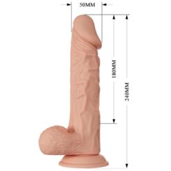 Comprar BAILE - BEAUTIFUL ENCOUNTER BURAQ VIBRACIÓN 24 CM NATURAL al mejor precio - Envíos Discretos