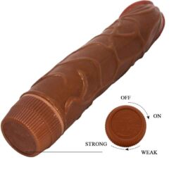 Comprar BAILE - BOB VIBRADOR REALÍSTICO 22.5 CM MULATO al mejor precio - Envíos Discretos