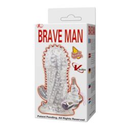 Comprar BAILE - BRAVE MAN EXTENSION PENE VIBRADOR RABBIT al mejor precio - Envíos Discretos