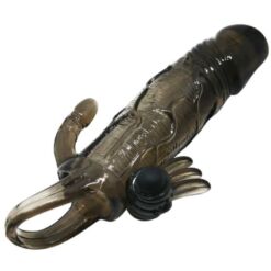 Comprar BAILE - BRAVE MAN FUNDA PENE ANAL Y CLITORIS VIBRADOR 16.5 CM NEGRO al mejor precio - Envíos Discretos