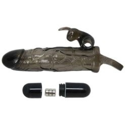 Comprar BAILE - BRAVE MAN FUNDA REALISTICA PENE CON RABBIT 16.5 CM NEGRO al mejor precio - Envíos Discretos