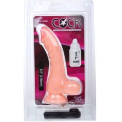 Comprar BAILE - COCK DILDO REALÍSTICO CON VIBRACIÓN 21.6 CM al mejor precio - Envíos Discretos