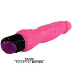 Comprar BAILE - COLORFUL SEX VIBRADOR REALÍSTICO ROSA 24 CM al mejor precio - Envíos Discretos