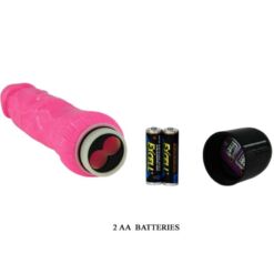 Comprar BAILE - COLORFUL SEX VIBRADOR REALÍSTICO ROSA 24 CM al mejor precio - Envíos Discretos