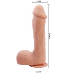 Comprar BAILE - DILDO JOHNSON PIEL REALISTA 22 CM al mejor precio - Envíos Discretos