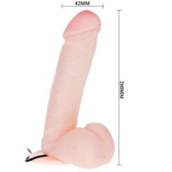 Comprar BAILE - DILDO REALÍSTICO CON VIBRACIÓN Y ROTACIÓN 20 CM al mejor precio - Envíos Discretos
