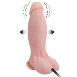 Comprar BAILE - DILDO REALÍSTICO VIBRADOR E INFLABLE 18.8 CM al mejor precio - Envíos Discretos