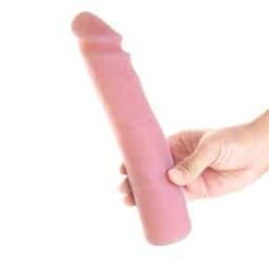 Comprar BAILE - DILDO SILICONA TACTO PIEL REALÍSTICO 23 CM al mejor precio - Envíos Discretos