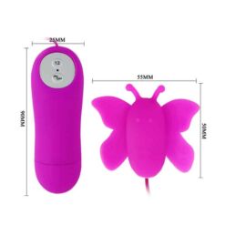 Comprar BAILE - ESTIMULADOR DE CLÍTORIS MARIPOSA LOVE EGGS 12 VELOCIDADES LILA CONTROL REMOTO al mejor precio - Envíos Discretos