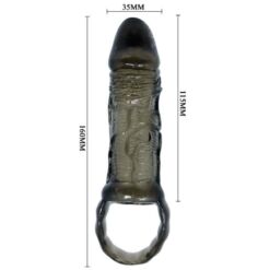 Comprar BAILE - FUNDA EXTENSORA PENE CON STRAP PARA TESTÍCULOS 11.5 CM al mejor precio - Envíos Discretos