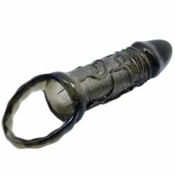 Comprar BAILE - FUNDA EXTENSORA PENE CON STRAP PARA TESTÍCULOS 11.5 CM al mejor precio - Envíos Discretos