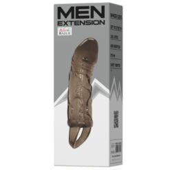 Comprar BAILE - FUNDA EXTENSORA PENE CON STRAP PARA TESTÍCULOS NEGRO 13.5 CM al mejor precio - Envíos Discretos
