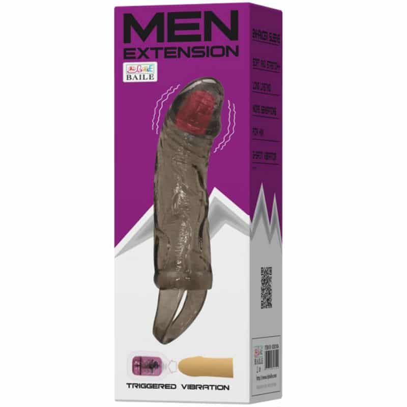 BAILE - FUNDA EXTENSORA PENE CON VIBRACIÓN Y STRAP PARA TESTÍCULOS 13.5 CM - piKanteo | Despierta tu lado más piKante Comprar BAILE - FUNDA EXTENSORA PENE CON VIBRACIÓN Y STRAP PARA TESTÍCULOS 13.5 CM al mejor precio - Envíos Discretos