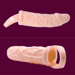 Comprar BAILE - FUNDA EXTENSORA PENE CON VIBRACIÓN Y STRAP PARA TESTÍCULOS 13.5 CM al mejor precio - Envíos Discretos