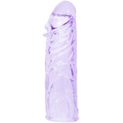 Comprar BAILE - FUNDA LILA PARA EL PENE EN SILICONA ADAPTABLE 13 CM al mejor precio - Envíos Discretos