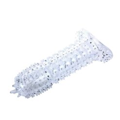 Comprar BAILE - FUNDA PARA PENE CON PUNTOS ESTIMULANTES MORADO 14 CM al mejor precio - Envíos Discretos