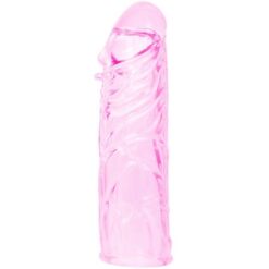 Comprar BAILE - FUNDA ROSA PENE SILICONA ESTIMULANTE 13 CM al mejor precio - Envíos Discretos