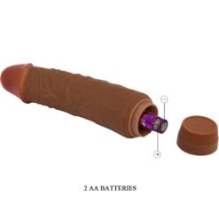 Comprar BAILE - JEFF VIBRADOR REALÍSTICO 19.5 CM MULATO al mejor precio - Envíos Discretos