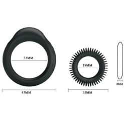 Comprar BAILE - KIT 2 ANILLOS SILICONA RING MANHOOD al mejor precio - Envíos Discretos
