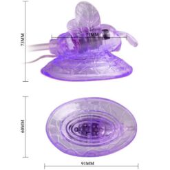 Comprar BAILE - MARIPOSA VIBRADORA ESTIMULACION CLITORIS LILA al mejor precio - Envíos Discretos