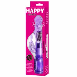Comprar BAILE - MINI ROTADOR CON RABBIT HAPPY ANGEL LILA al mejor precio - Envíos Discretos