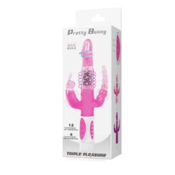 Comprar BAILE - PRETTY BUNNY TRIPLE VIBRADOR ROTADOR al mejor precio - Envíos Discretos