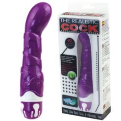 Comprar BAILE - REALISTIC COCK 10 RITMOS SENSATION VIOLETA al mejor precio - Envíos Discretos