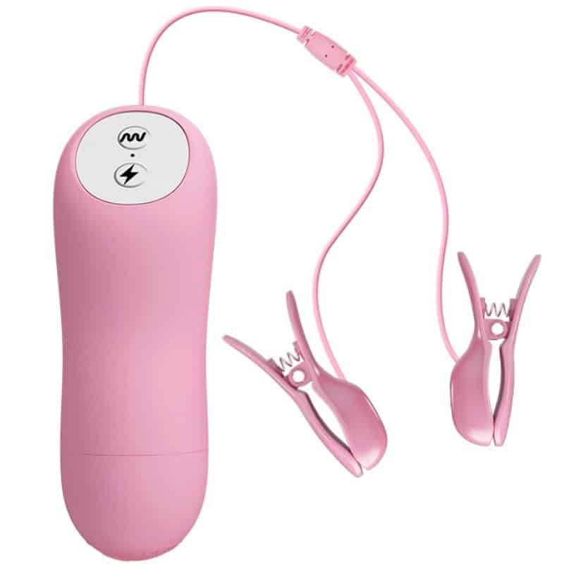 BAILE - ROMANTIC WAVE PINZAS CON VIBRACIÓN Y ELECTROSHOCK - piKanteo | Despierta tu lado más piKante Comprar BAILE - ROMANTIC WAVE PINZAS CON VIBRACIÓN Y ELECTROSHOCK al mejor precio - Envíos Discretos